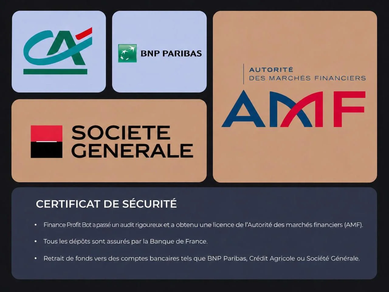 Fiabilité et soutien de l'État